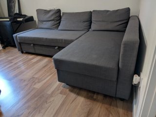 Sofá cama IKEA FRIHETEN gris
