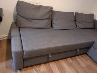 Sofá cama IKEA FRIHETEN gris
