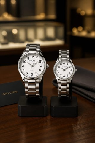 Conjunto Relojes SKYLINE Acero Quirúrgico