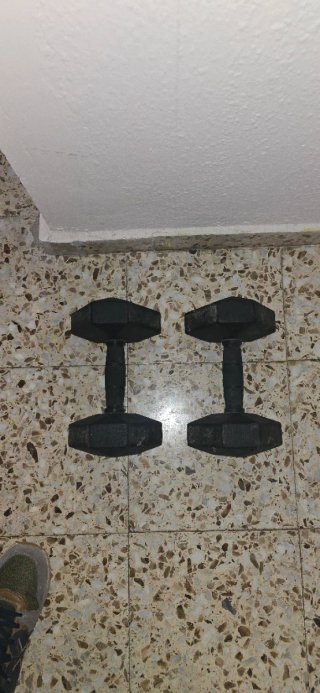 Mancuernas Hexagonales 10 Kg (Par)