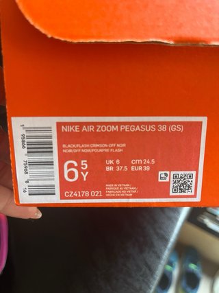 Deportivas Nike Air Zoom Pegasus Negro/Rosa