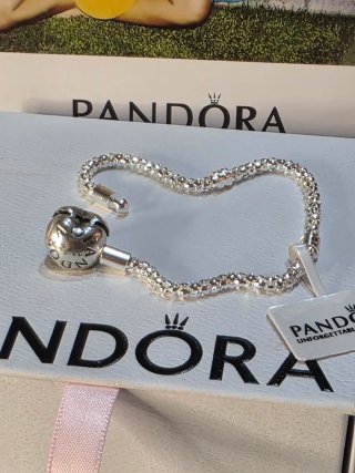 Pulsera Pandora Corazón Plata