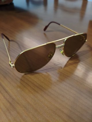 Gafas Cartier Vendome Louis Doradas
