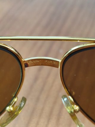 Gafas Cartier Vendome Louis Doradas