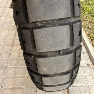 KTM Adventure Moto Negra y Naranja