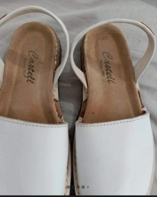 Abarcas Castell Anatomic Blancas Talla 40