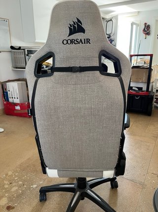 Silla Gaming Corsair T3 Rush Gris/Blanca
