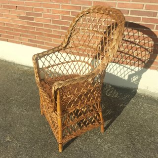Sillón de mimbre