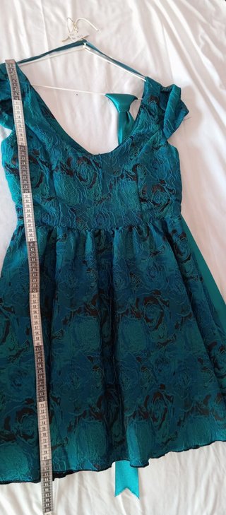 Vestido corto fiesta azul