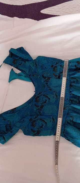 Vestido corto fiesta azul