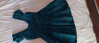Vestido corto fiesta azul