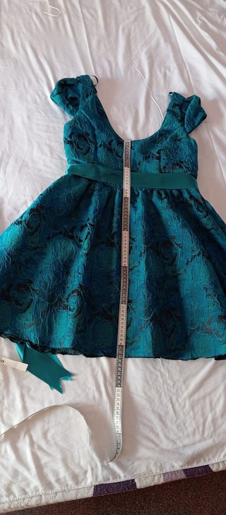 Vestido corto fiesta azul