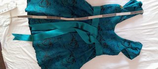 Vestido corto fiesta azul