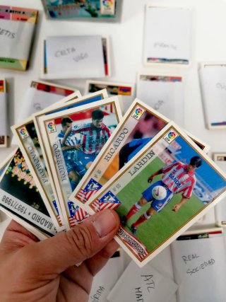 Cromos/fichas Liga Fútbol Española 97/98