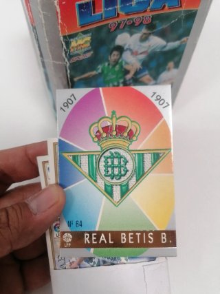 Cromos/fichas Liga Fútbol Española 97/98