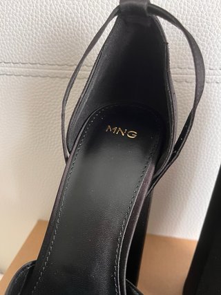 Zapatos de tacón negros talla 38