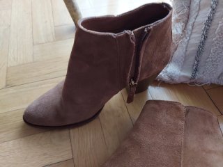 Botín serraje Massimo Dutti Talla 36