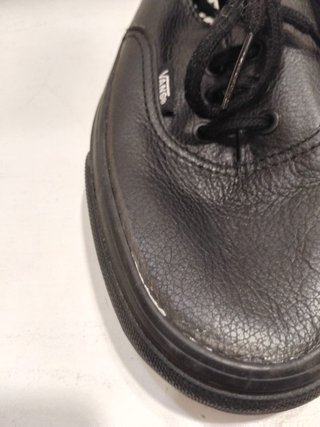 Zapatillas Vans Authentic Piel Negra talla 35