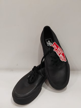 Zapatillas Vans Authentic Piel Negra talla 35