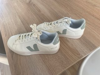 Veja Campo Mujer Talla 37 Verde/Blanco