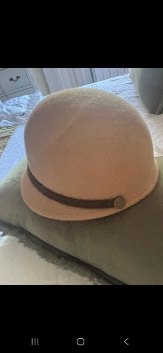 Gorro de paño Sfera beige