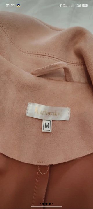 Cappotto rosa oversize