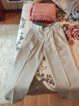 Americana negra  + pantalón de corte chino america