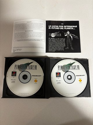 Final Fantasy VII PS1 PAL España Black Label
