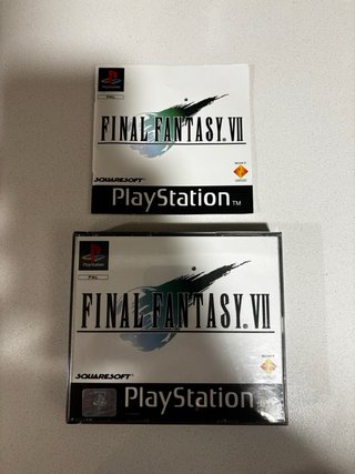 Final Fantasy VII PS1 PAL España Black Label