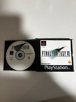 Final Fantasy VII PS1 PAL España Black Label