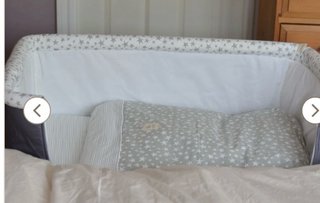 Jane Babyside Minicuna Colecho Gris Estrellas