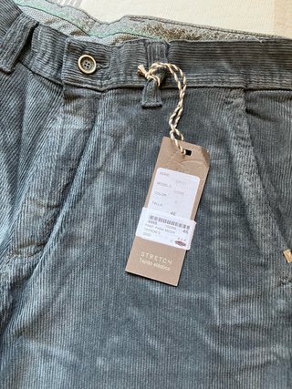 Pantalón pana Tayron's Talla 46 XL gris