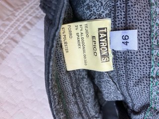 Pantalón pana Tayron's Talla 46 XL gris