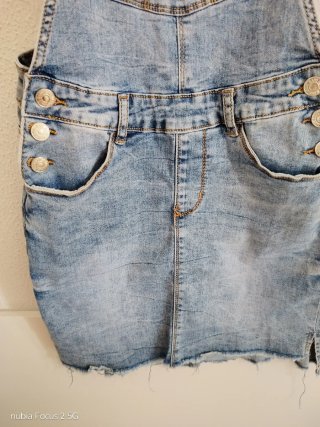 Salopette gonna jeans donna
