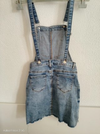 Salopette gonna jeans donna