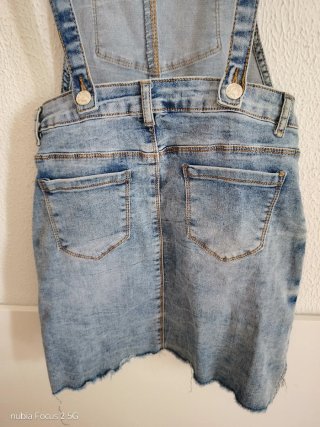 Salopette gonna jeans donna
