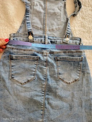 Salopette gonna jeans donna