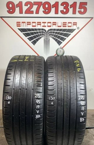 215 45 17 V CONTINENTAL RUEDA AL 90% VIDA UTIL