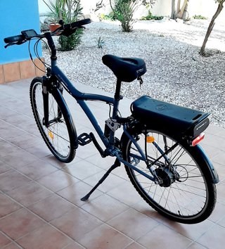 Bicicleta Eléctrica BTWIN Elops 920e Gris