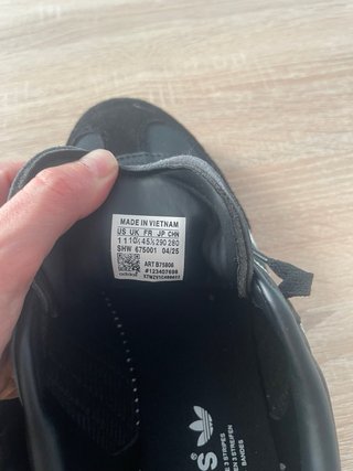 Adidas Samba Hombre Negro Blanco