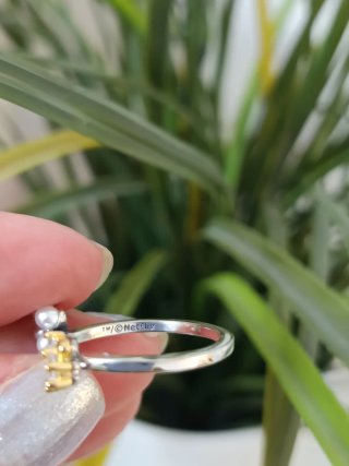 Anillo Pandora Flor y Abeja T.56