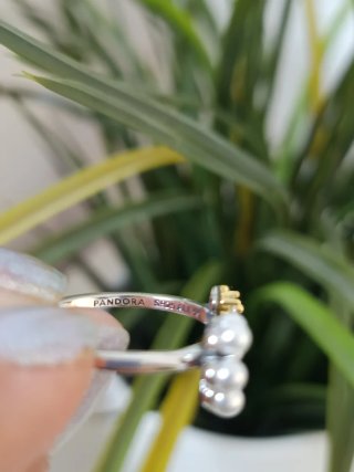 Anillo Pandora Flor y Abeja T.56