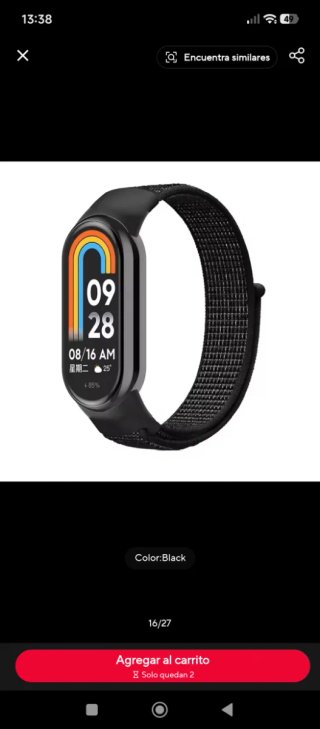 NUEVA!! Para modelo Xiaomi mi band 9