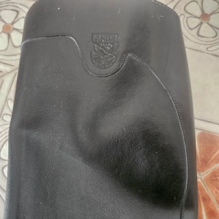 Botas altas de piel Aigle negras