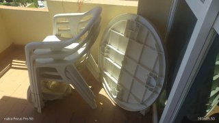 Mesa y sillas plástico