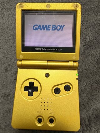 Nintendo Game Boy Advance SP Dorato + Giochi