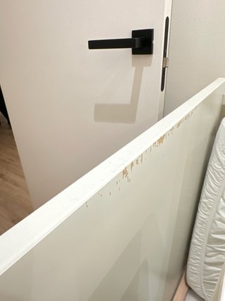 Cuna MYLLRA blanca con cajón 60x120 cm