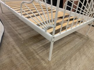 Cama extensible blanca 80x130-200