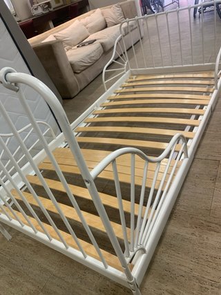 Cama extensible blanca 80x130-200