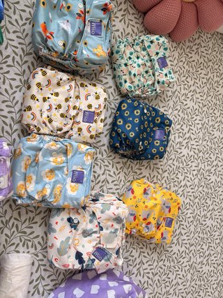 Pañales de tela estampados
